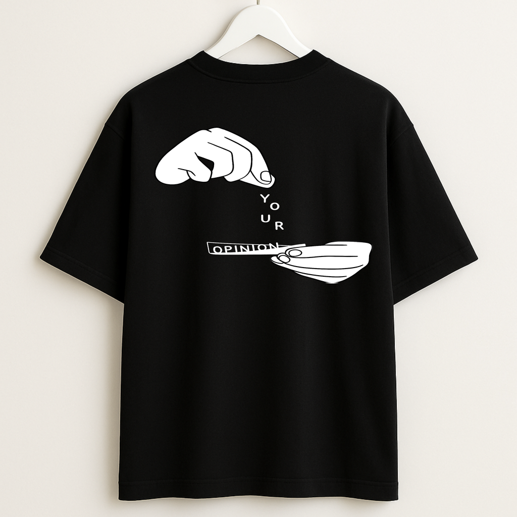 Akarma: Your Opinion Matters Oversized Tee