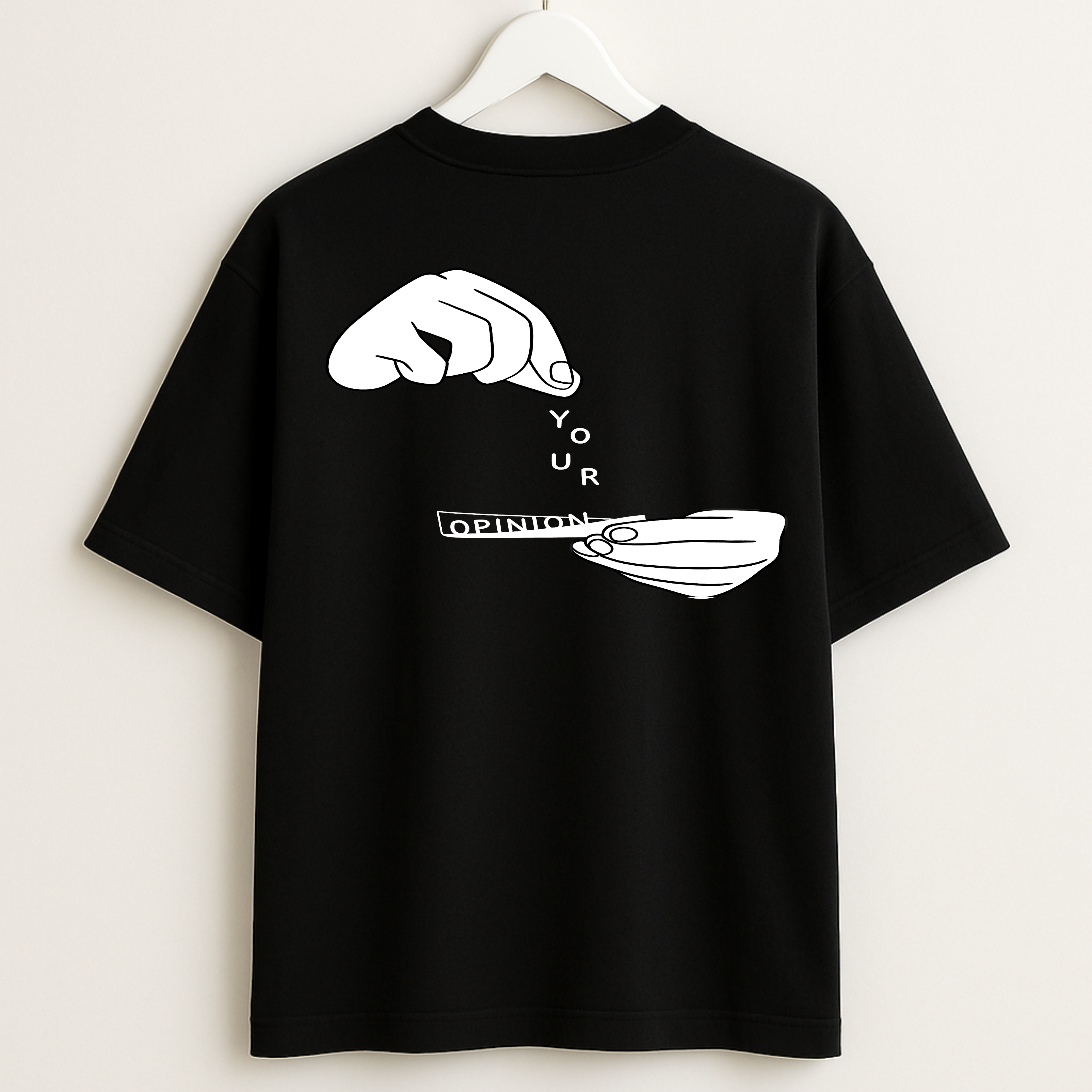 Akarma: Your Opinion Matters Oversized Tee