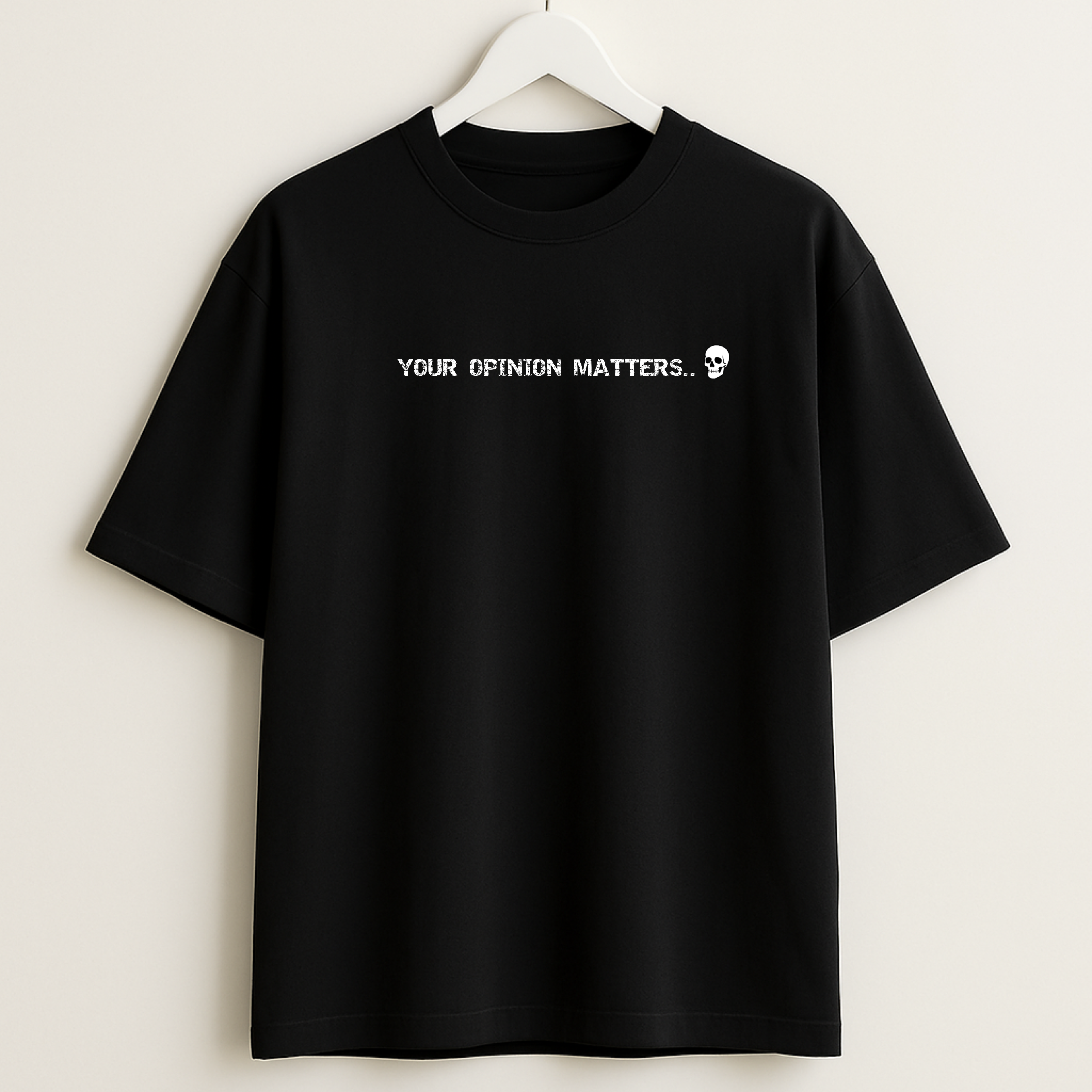 Akarma: Your Opinion Matters Oversized Tee
