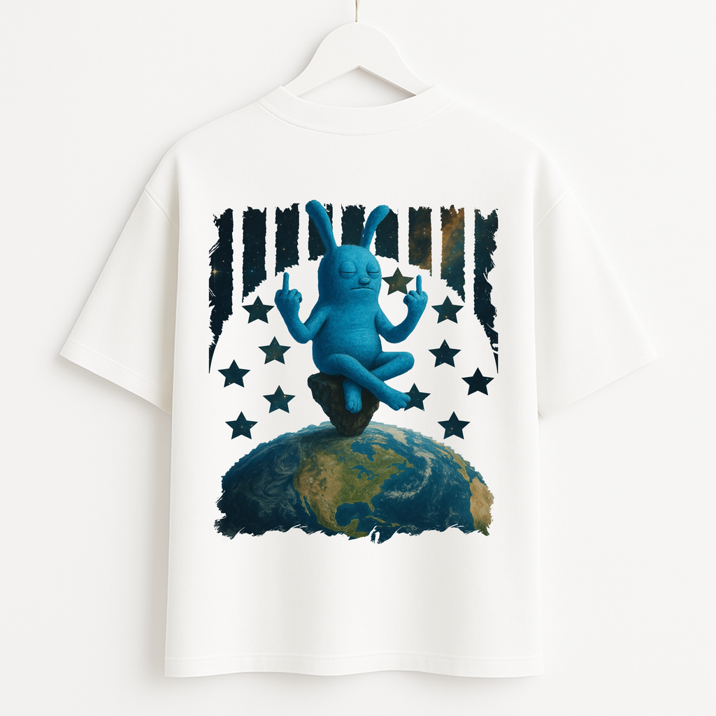 Akarma Stopped Giving a Fck Oversized Tee