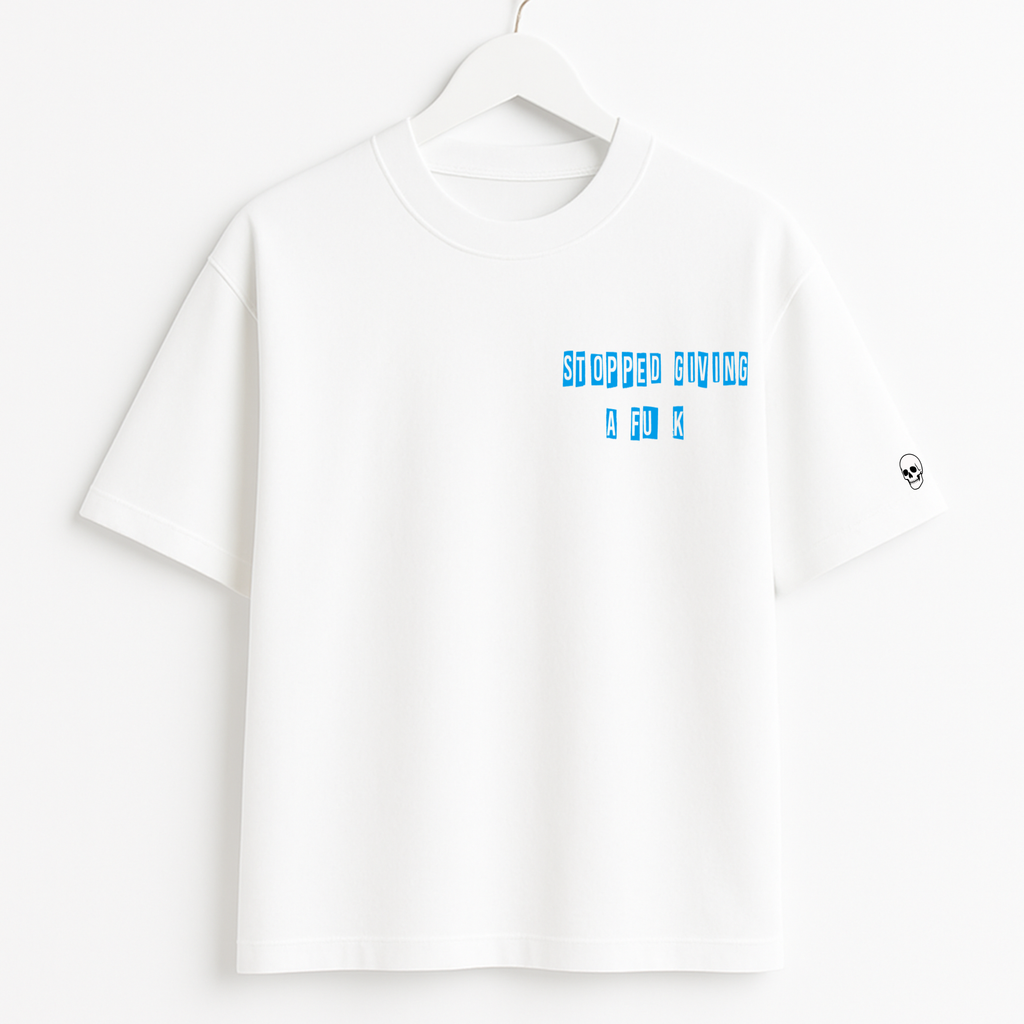 Akarma Stopped Giving a Fck Oversized Tee